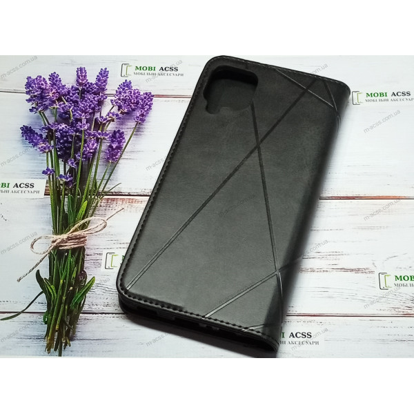 Чохол книга шкіряна для Samsung Galaxy A22, магнітом та підставкою, Business Leather, чорного кольору.