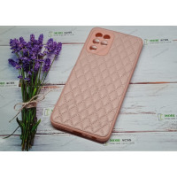Силіконовий чохол накладка Samsung Galaxy M22, матовий, рожевого кольору.
