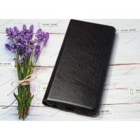 Чохол книга шкіряна для Samsung Galaxy A52, магнітом та підставкою, Mustang, чорного кольору.