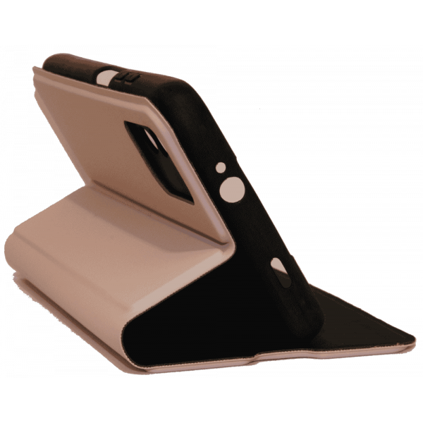 Чохол книга для Xiaomi Redmi 9T, штучна шкіра, з магнітом та підставкою, Lux, пудрового кольору.