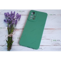 Силіконовий чохол накладка Xiaomi Redmi Note 11 (5G), матовий, зеленого кольору.