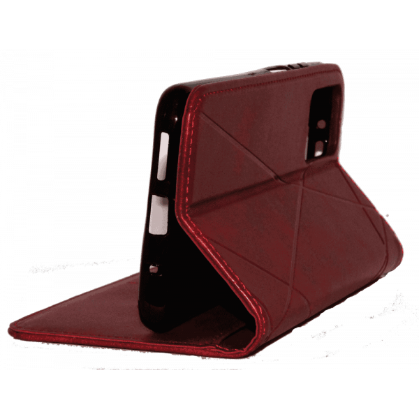 Чохол книга шкіряна для Xiaomi Redmi 10, магнітом та підставкою, Business Leather, червоного кольору.