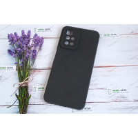 Силіконовий чохол накладка Xiaomi Redmi 10, матовий, чорного кольору.
