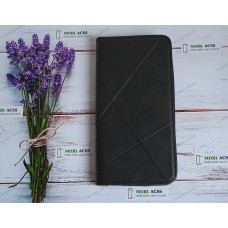 Чохол книга шкіряна для Xiaomi Redmi 7A, магнітом та підставкою, Business Leather, чорного кольору.