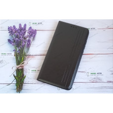 Чохол книга шкіряна для Xiaomi Redmi 8, магнітом та підставкою, Mustang, чорного кольору.