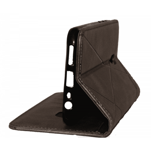 Чохол книга шкіряна для Xiaomi Redmi 8А, магнітом та підставкою, Business Leather, сірого кольору.