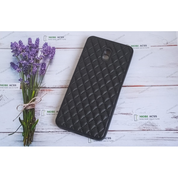 Силіконовий чохол накладка Xiaomi Redmi 8А, матовий, чорного кольору.