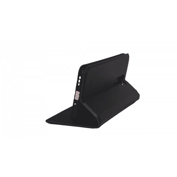 Чохол книга для Xiaomi Redmi 9, штучна шкіра, з магнітом та підставкою, Lux, чорного кольору.