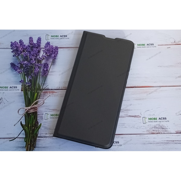 Чохол книга для Xiaomi Redmi 9, штучна шкіра, з магнітом та підставкою, Lux, чорного кольору.