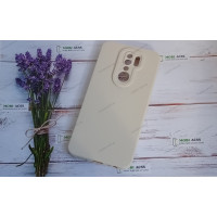 Силіконовий чохол накладка Xiaomi Redmi 9, матовий, молочного кольору.