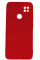 Силіконовий чохол Xiaomi Redmi 9C з мікрофіброю, матовий, червоного кольору.