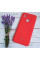 Силіконовий чохол Xiaomi Redmi 9C з мікрофіброю, матовий, червоного кольору.