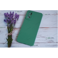 Силіконовий чохол накладка Xiaomi Redmi Note 10 (5G), матовий, зеленого кольору.