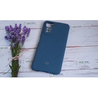 Силіконовий чохол Xiaomi Redmi Note 11S (4G) з мікрофіброю, матовий, помірно бірюзового кольору.