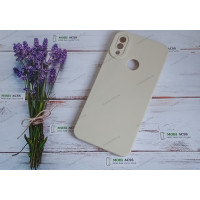 Силіконовий чохол накладка Xiaomi Redmi Note 7, матовий, молочного кольору.