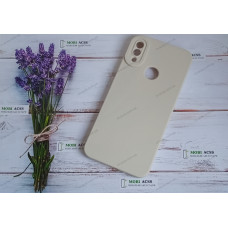 Силіконовий чохол накладка Xiaomi Redmi Note 7, матовий, молочного кольору.