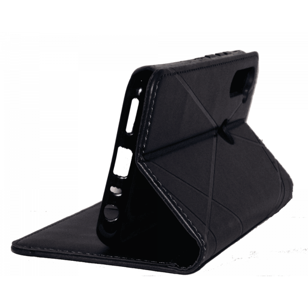 Чохол книга шкіряна для Xiaomi Redmi Not 8, магнітом та підставкою, Business Leather, синього кольору.