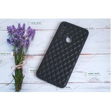 Силіконовий чохол накладка Xiaomi Redmi Note 8, матовий, чорного кольору.