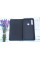 Чохол книга шкіряна для Xiaomi Redmi Note 8T, магнітом та підставкою, Mustang, чорного кольору.