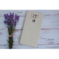 Силіконовий чохол накладка Xiaomi Redmi Note 9, матовий, молочного кольору.
