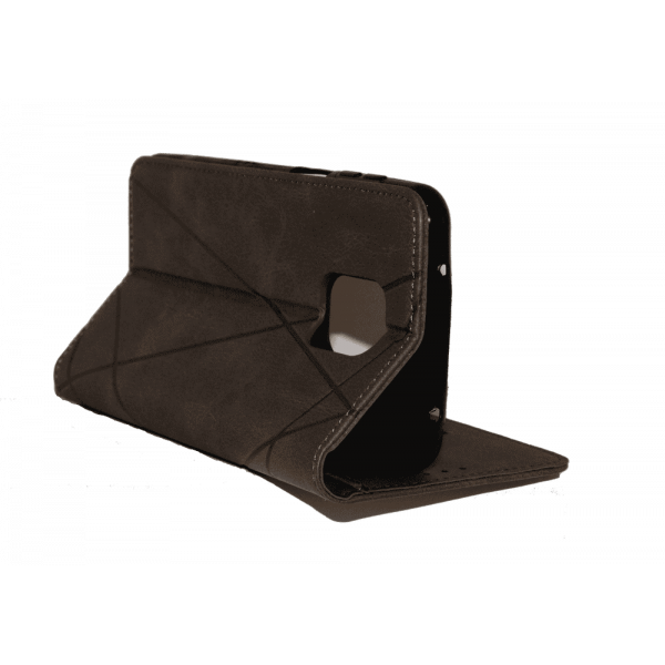 Чохол книга шкіряна для Xiaomi Redmi Not 9 Pro, магнітом та підставкою, Business Leather, сірого кольору.
