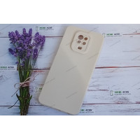 Силіконовий чохол накладка Xiaomi Redmi Note 9S, матовий, молочного кольору.