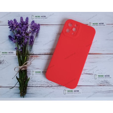 Силіконовий чохол накладка iPhone 11 Pro, матовий, червоного кольору.