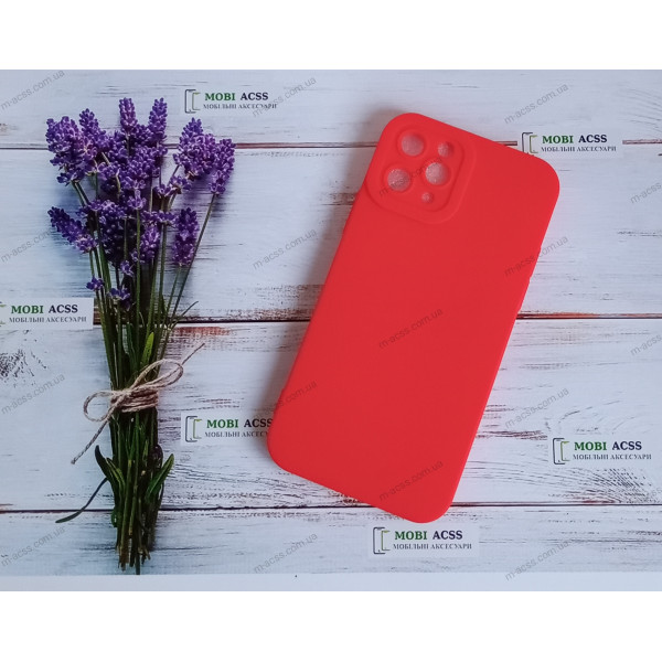 Силіконовий чохол накладка iPhone 11 Pro, матовий, червоного кольору.