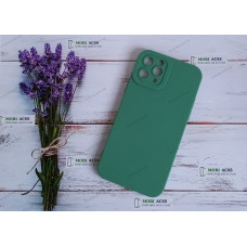 Силіконовий чохол накладка iPhone 11 Pro, матовий, зеленого кольору.