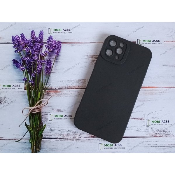Силіконовий чохол накладка iPhone 11 Pro, матовий, чорного кольору.