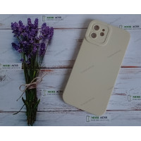 Силіконовий чохол накладка iPhone 12, матовий, молочного кольору.