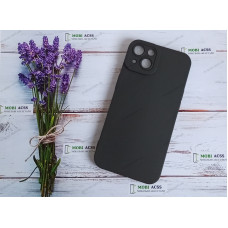 Силіконовий чохол накладка iPhone 13, матовий, чорного кольору.