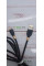 Кабель для зарядки Hoco U92 Gold дата кабель, швидка зарядка, USB та Lightning, 2.4А, Чорний