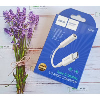 Перехідник Type-C на навушники mini jack 3.5 AUX HOCO LS30 Digital Audio converter