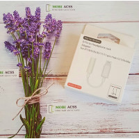 Перехідник, аудіо адаптер Apple lightning - 3.5 mm (JH-002) білий