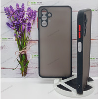 Силіконовий чохол Samsung Galaxy A13 (5G)  матовий, з закритою камерою чохол на телефон Самунг а13 5г чорного кольору.
