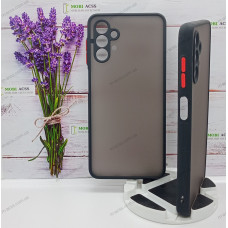 Силіконовий чохол Samsung Galaxy A13 (5G)  матовий, з закритою камерою чохол на телефон Самунг а13 5г чорного кольору.