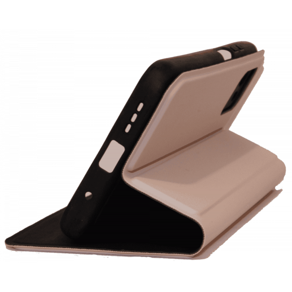 Чохол книга для Xiaomi Poco M3, штучна шкіра, з магнітом та підставкою, Lux, пудрового кольору.