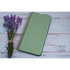 Чохол книга для Xiaomi Poco M3, штучна шкіра, з магнітом та підставкою, Lux, м'ятного кольору.
