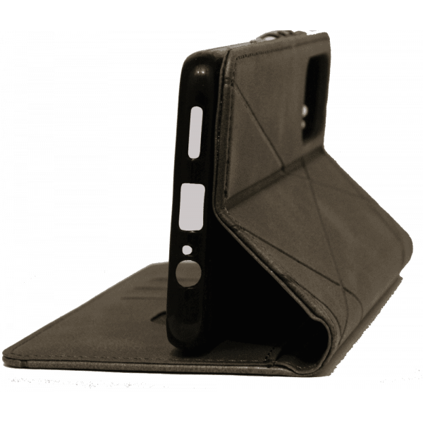 Чохол книга шкіряна для Xiaomi Redmi Note 11 (5G), магнітом та підставкою, Business Leather, сірого кольору.