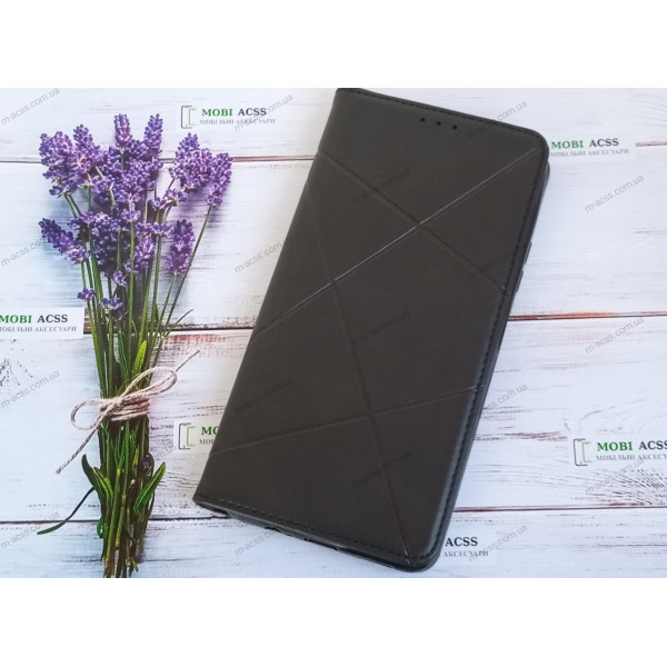 Чохол книга шкіряна для Xiaomi Redmi Note 11 (5G), магнітом та підставкою, Business Leather, чорного кольору.