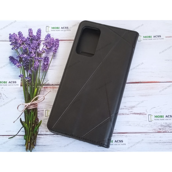 Чохол книга шкіряна для Xiaomi Redmi Note 11 (5G), магнітом та підставкою, Business Leather, чорного кольору.