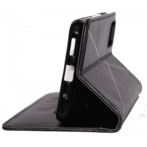 Чохол книга шкіряна для Xiaomi Poco M3 Pro, магнітом та підставкою, Business Leather, чорного кольору.