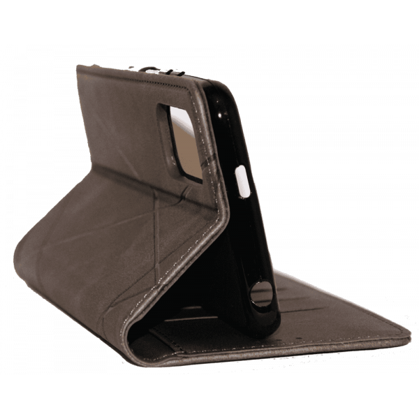 Чохол книга шкіряна для Xiaomi Poco M3 Pro, магнітом та підставкою, Business Leather, сірого кольору.