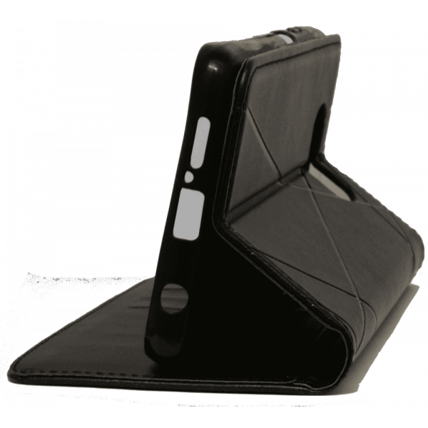 Чохол книга шкіряна для Xiaomi Poco X3, магнітом та підставкою, Business Leather, чорного кольору.