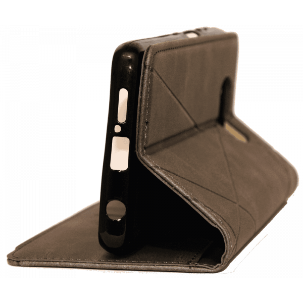 Чохол книга шкіряна для Xiaomi Poco X3 Pro, магнітом та підставкою, Business Leather, сірого кольору.