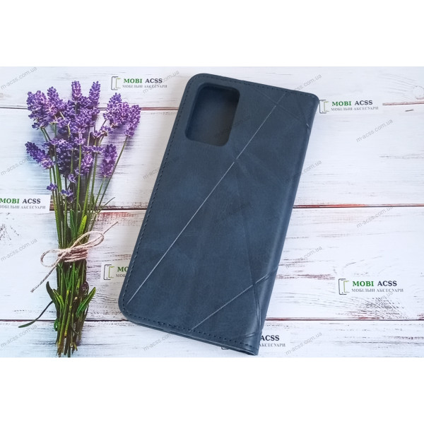 Чохол книга шкіряна для Xiaomi Redmi 10, магнітом та підставкою, Business Leather, синього кольору.