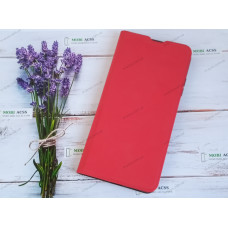 Чохол книга для Xiaomi Redmi Note 10 (4G), штучна шкіра, з магнітом та підставкою, Lux, червоного кольору.