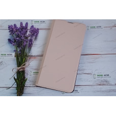 Чохол книга для Xiaomi Redmi Note 10 (4G), штучна шкіра, з магнітом та підставкою, Lux, пудрового кольору.