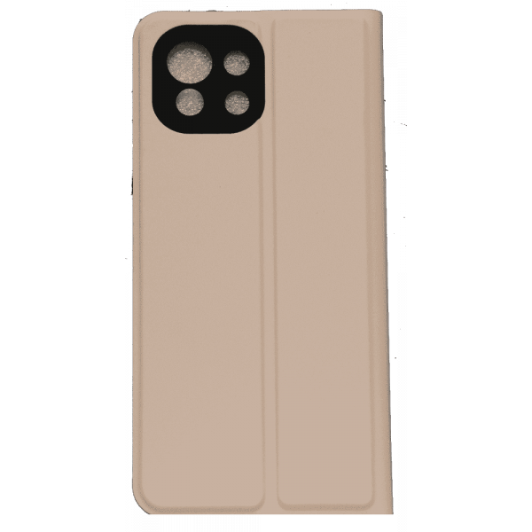 Чохол книга для Xiaomi Redmi Mi 11 Lite, штучна шкіра, з магнітом та підставкою, Lux, пудрового кольору.